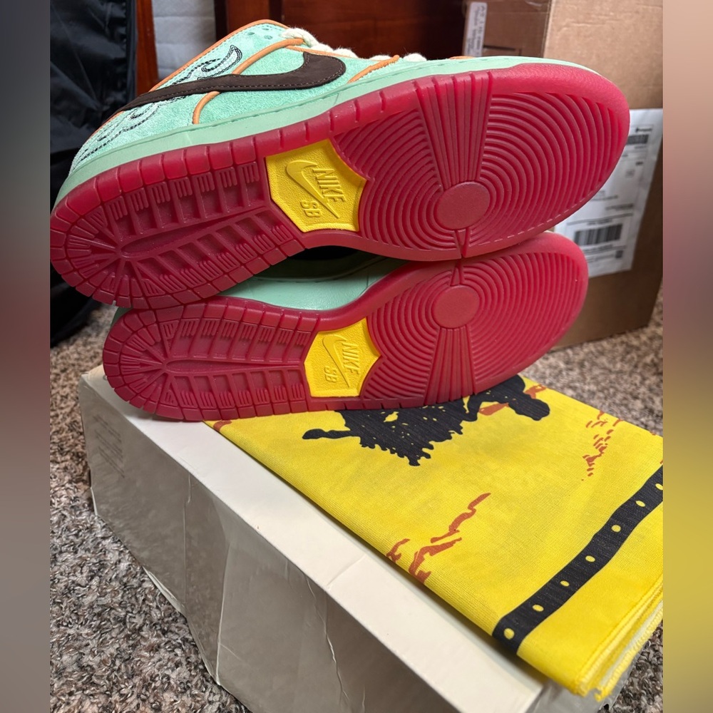 Nike SB Dunk Low Pro ‘Rodeo Tourmaline’ 9 men’s NEW - Picture 6 of 8